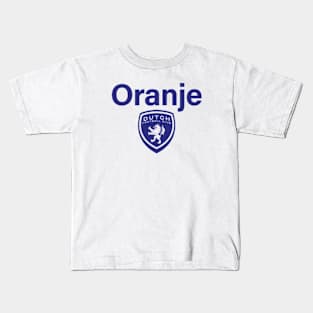 Dutch FC Oranje - Blue Kids T-Shirt